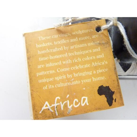 Vintage Bookend Hand Carved Elephants - Picture 5 of 5